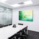 Wunder Blumen Leinwandbild AK Art Bilder Mehrfarbig Wandbild Kunstdruck XXL TOP