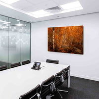 Skyrim Herbst Wald Leinwandbild AK Art Studio Wanddeko Wandbild Kunstdruck XXL
