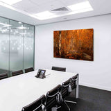 Skyrim Herbst Wald Leinwandbild AK Art Studio Wanddeko Wandbild Kunstdruck XXL
