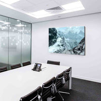 Skyrim Schnee Berge Leinwandbild AK Art Studio Wanddeko Wandbild Kunstdruck XXL
