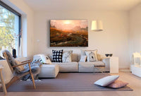 Skyrim Sonnenuntergang Leinwandbild AK Art Studio Wanddeko Wandbild Kunstdruck