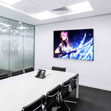 Final Fantasy Lightning Schwert Game AK Art Bilder Kunstdruck Leinwandbilder