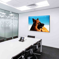 Deutscher Schäferhund AK Art Bilder Premium Kunstdruck Top Leinwandbilder XXL