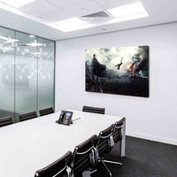 Krieg War Leinwandbild AK Art Bilder Mehrfarbig Wandbild Wanddeko Kunstdruck XXL