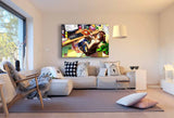 Vocaloid Yomi Yasou Leinwandbild AK Art Bilder Mehrfarbig Wandbild Premim XXL