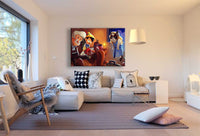 Pinocchio Leinwandbild AK Art Bilder Mehrfarbig Wandbild Premium Kunstdruck XXL