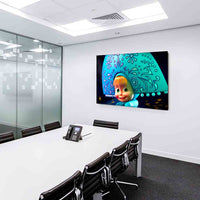 Mascha und der Bär Weihnachtsmädchen Leinwandbild AK Art Studio Wanddeko TOP XXL