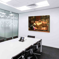 Mascha und der Bär Doktor Leinwandbild AK Art Studio Wanddeko Wandbild TOP XXL