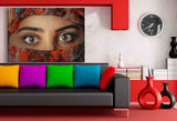 Orientalische Frau Leinwandbild AK ART Kunstdruck Wandbild Wanddeko TOP XXL