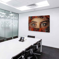 Orientalische Frau Leinwandbild AK ART Kunstdruck Wandbild Wanddeko TOP XXL