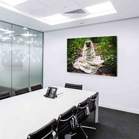 Hübscher Mops in Decke Leinwandbild AK Art Bilder Wanddeko Wandbild Kunstdruck