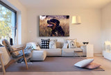 Rottweiler in der Natur Leinwandbild AK Art BilderWanddeko Wandbild Kunstdruck