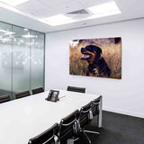 Rottweiler in der Natur Leinwandbild AK Art BilderWanddeko Wandbild Kunstdruck