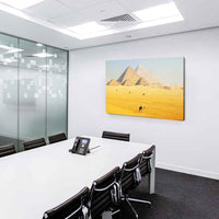Pyramiden Wüste Leinwandbild AK Art Bilder Wanddeko Wandbild Premium Kunstdruck