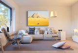 Pyramiden Wüste Leinwandbild AK Art Bilder Wanddeko Wandbild Premium Kunstdruck