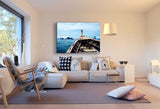 Schiff Reise Insel Leinwandbild AK Art Bilder Wanddeko Wandbild Kunstdruck XXL