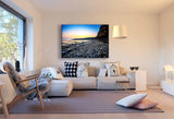 Stein Strand Meer Leinwandbild AK Art Bilder Wanddeko Wandbild Kunstdruck XXL
