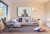 Joker Tattoo Leinwandbild AK Art Bilder Wanddeko Wandbild Premium Kunstdruck XXL