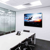Batllefield Flugzeug Leinwandbild AK Art Bilder Wanddeko Wandbild Kunstdruck XXL