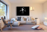 Batman Joker Heath Ledger Leinwand AK ART Bilder Kunstdruck Schwarz Kunstdruck