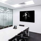 Batman Joker Heath Ledger Leinwand AK ART Bilder Kunstdruck Schwarz Kunstdruck