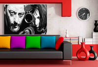 Leon der Profi Leinwandbild AK ART Kunstdruck Mehrfarbig Wandbild Wanddeko XXL