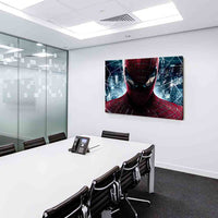 Spiderman Blick Leinwandbild / AK Art Bilder / Mehrfarbig + Kunstdruck Wandbild