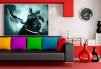 Batman Boomerang Mond Leinwandbild AK Art Bilder Mehrfarbig Kunstdruck Wandbild
