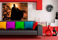Batman Sonne Fledermaus Leinwandbild / LaraArt Bilder / Mehrfarbig + Kunstdruck