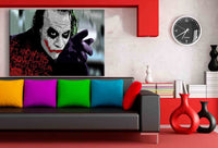 Joker I know the.. Leinwandbild LaraArt Bilder Mehrfarbig Wandbild FANART TOPXXL