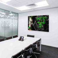 Joker Leinwandbild LaraArt Bilder Mehrfarbig Wandbild FANART TOP WANDDEKO XXL
