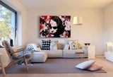 Joker Leinwandbild LaraArt Bilder Mehrfarbig Wandbild Kunstruck Wanddeko TOP XXL