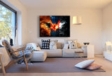 Batman Leinwandbild AK Art Bilder Mehrfarbig Wandbild Kunstdruck Wanddeko XXL