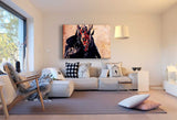 Darth Maul Star Wars Leinwandbild LaraArt Bilder Mehrfarbig Wandbild Kunstdruck