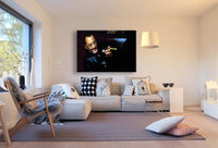 Jean Reno Leinwandbild LaraArt Bilder Mehrfarbig Wandbild Kunstdruck  Wanddeko