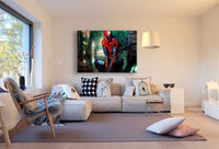 Spider Man Leinwandbild AK Art Bilder Mehrfarbig Wandbild TOP GESCHENK XXL