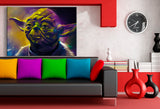 Star Wars Master Yoda Leinwandbild AK Art BilderWanddeko Wandbild TOP FANART