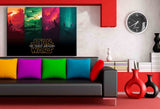 Star Wars The Force Awakens Leinwandbild AK ART Bilder Wanddeko Wandbild Kunst