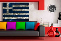 Flagge Griechenland Leinwandbild AK Art Bilder Mehrfarbig Wandbild Kunstdruck