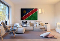 Flagge Namibia Leinwandbild Leinwand Bild Mehrfarbig Kunstdruck Wandbild TOP XXL
