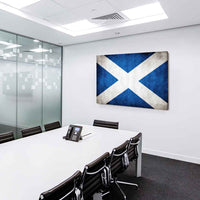 Flagge Schottland Leinwandbild AK Art Bilder Mehrfarbig Kunstdruck Wandbild XXL