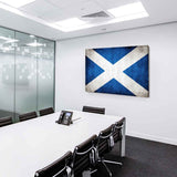 Flagge Schottland Leinwandbild AK Art Bilder Mehrfarbig Kunstdruck Wandbild XXL