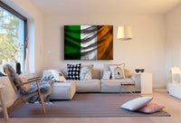 Flagge Irland Leinwandbild AK Art Bilder Mehrfarbig Kunstdruck Wandbild TOP XXL