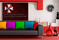 Umbrella Corporation 2 Leinwandbild AK ART Bilder Wanddeko Wandbild Kunstdruck