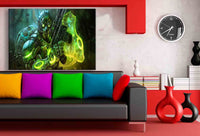 Bio Kämpfer Game Grün Leinwandbild / LaraArt Bilder / Leinwand Bild + Mehrfar...