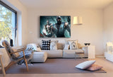 Mortal Combat Kratos Leinwandbild / LaraArt Bilder / Leinwand Bild + Mehrfarb...