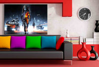 Predator Battlefield Game Leinwandbild / LaraArt Bilder / Leinwand Bild + Meh...