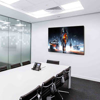 Predator Battlefield Game Leinwandbild / LaraArt Bilder / Leinwand Bild + Meh...