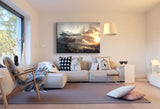 Panzer Schlacht Game Leinwandbild / AK Art Bilder / Leinwand Bild + Mehrfarb...