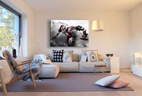 God of War Kratos Kampf Leinwandbild / Ak Art Bilder / Leinwand Bild + Mehrf...